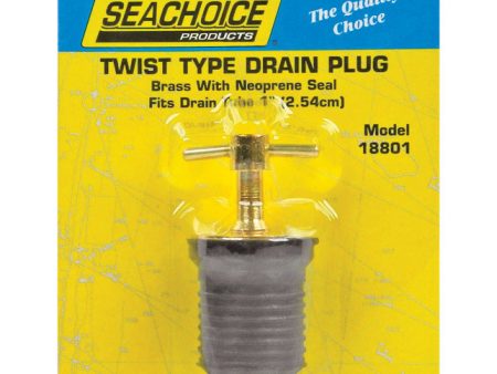 Seachoice Brass 6.8 in. L X 1 in. W Drain Plug For Sale