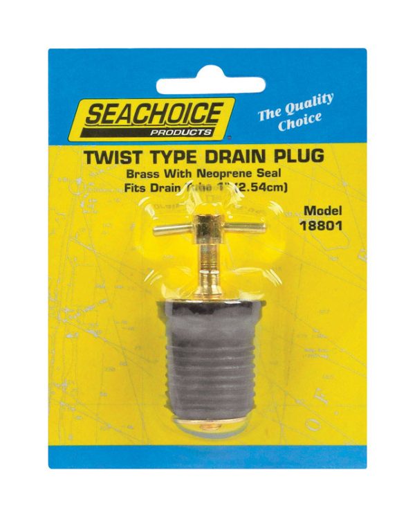 Seachoice Brass 6.8 in. L X 1 in. W Drain Plug For Sale