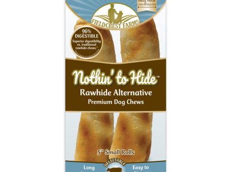 Fieldcrest Farms Nothin  to Hide Beef Grain Free Chews For Dogs 5 in. 2 pk on Sale