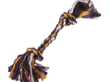 Boss Pet Digger s Multicolored Cotton Rag Bone Rope Dog Tug Toy Small 1 pk Discount