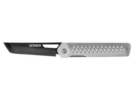 Gerber Silver 7CR17MOV Steel 8.1 in. Ayako Folding Knife Fashion