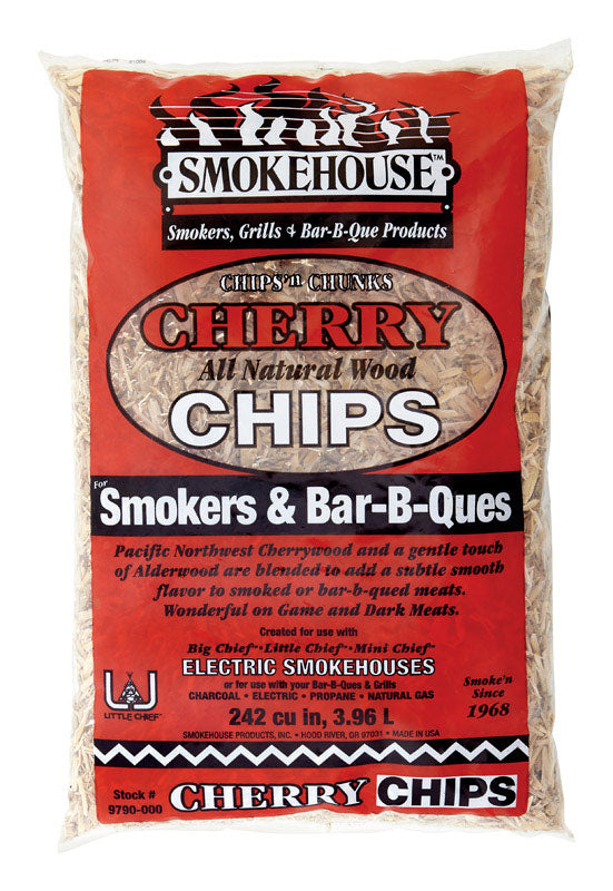 Smokehouse All Natural Cherry Wood Smoking Chips 242 cu in Discount