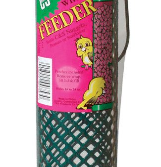 C&S Products Wild Bird 24 oz Wire Tube Nugget Feeder 20 ports Cheap