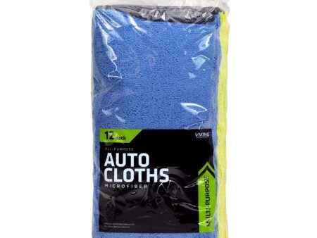 Viking 16 in. L X 12 in. W Microfiber Auto Cleaning Cloth 12 pk Cheap