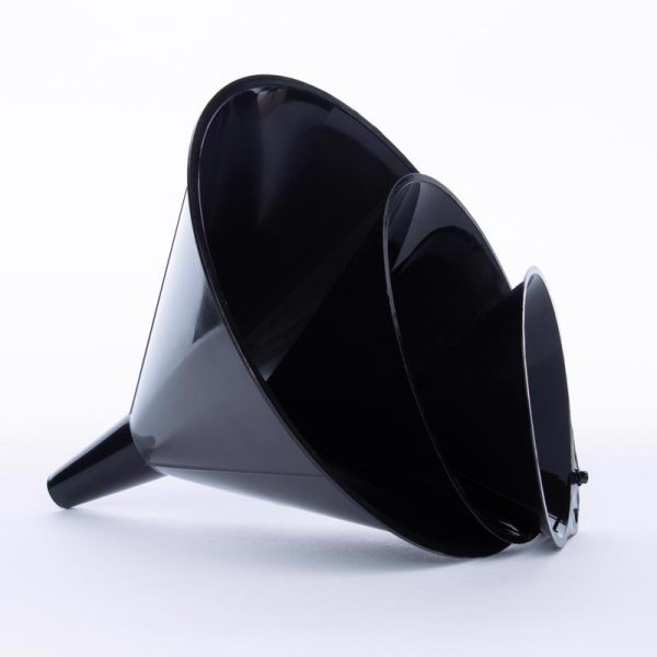 Shop Craft Black Plastic Funnel Set Cheap