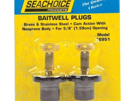 Seachoice Stainless Steel 5 8 in. W Deck and Baitwell Plugs 1 pk on Sale