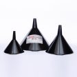 Shop Craft Black Plastic Funnel Set Cheap