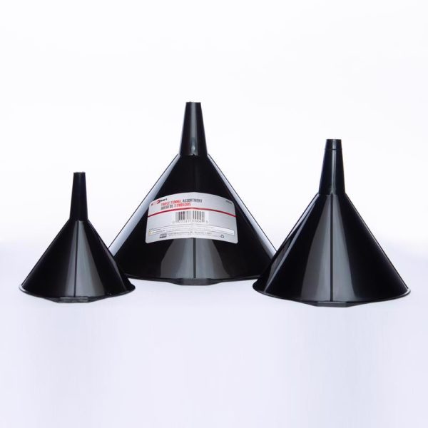 Shop Craft Black Plastic Funnel Set Cheap