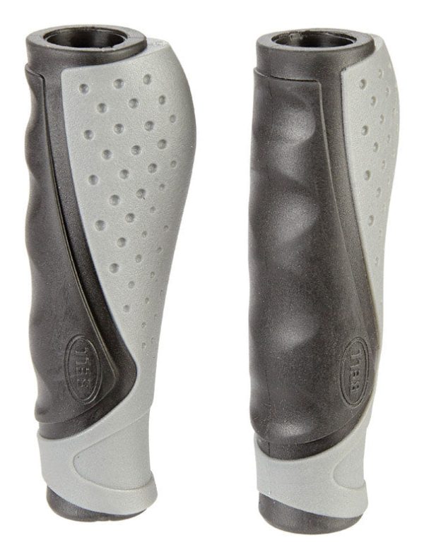 Bell Sports Comfort 750 Rubber Bike Grips Grey Black Fashion