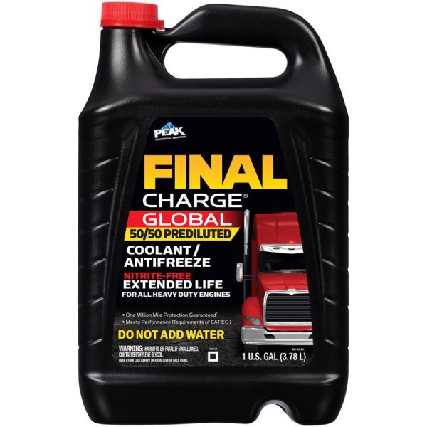 Peak Final Charge 50 50 Antifreeze Coolant 1 gal Supply