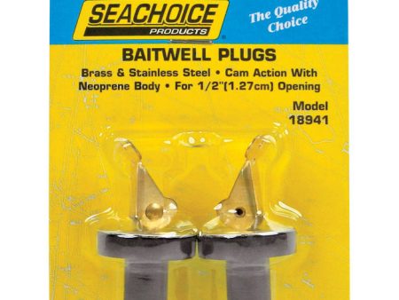 Seachoice Neoprene 1 2 in. W Deck and Baitwell Plugs 1 pk Online Hot Sale