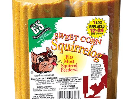 C&S Products Squirrelog Wildlife Corn Squirrel and Critter Food 32 oz on Sale