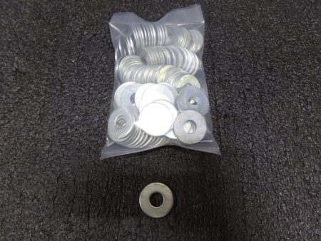 1 2 x1-3 8  O.D., USS  Flat Washer, Steel, Low Carbon, Zinc Plated, Pkg 100 (183558828218-WTA35) Hot on Sale