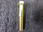 3 8 -16 X  2-1 4  Steel Hex Head Cap Screw, Grade 8, Zinc Yellow Finish, 50 PK (183582562465-WTA35) For Sale