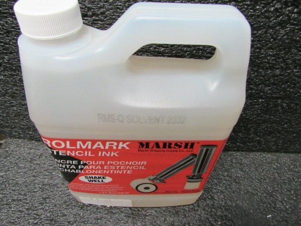 MARSH Stencil Ink, Jug, Clear, 1 qt., RMS-Q, Clear (184318824183-X05) Online