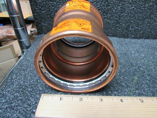 20733 Copper XL Coupling w stop Press x Press Connection Type 3  x 3  Tube Sz (184153286420-WTA06) Online