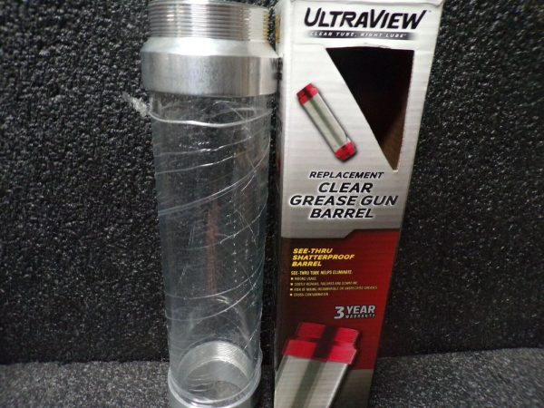 Plews Ultraview SILVER Grease Gun Barrel Replacement Alemite Lincoln Zee Line (184033510780-WTA03) Online Sale