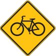 ZING 2394, Traffic Sign, Bike Crossing Pictogram , 24 x 24In, BK YEL, 6AHJ4 (184174965854-NB7) Online Hot Sale