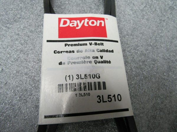 DAYTON 3L510 V-Belt, Outside Length 51  (184158675912-WTA06) Discount