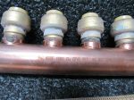 SHARKBITE 22997LF Push Fit Manifold, LF Copper, 3 4  Inlet X 1 2  Outlet sz  (184153583040-WTA06) Online Hot Sale