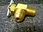 Eaton, 3 8 x 1 4  Pipe, Brass, Flare Angled Instrumentation Needle Valve (184122440840-WTA06) For Sale