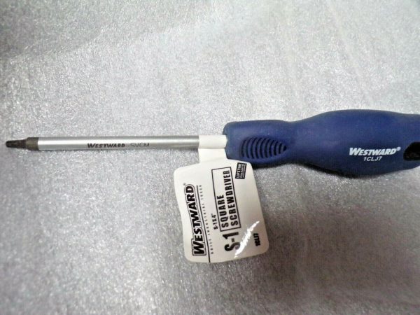 WESTWARD Steel Screwdriver with 4  Shank and #1 Square Drive, 1CLJ7 (183991660196-WTA03) For Discount