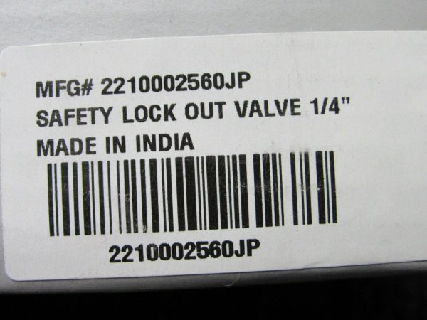 Jupiter Pneumatics Alum FRL Safety Lockout Valve & Spacer Block Kit 2210002560JP (184169569526-WTA06) Cheap