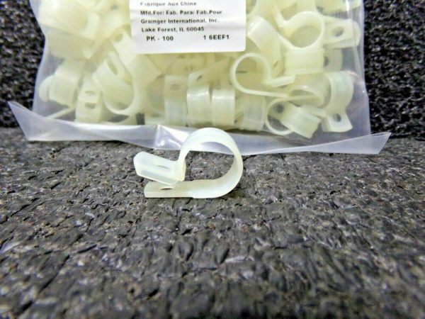 100 1 2  Dia. Cable Clamp, 6 6 Nylon, Natural, 3 8  (183953790952-WTA02) Sale