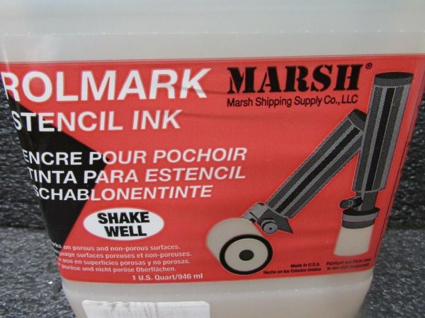 MARSH Stencil Ink, Jug, Clear, 1 qt., RMS-Q, Clear (184318824183-X05) Online