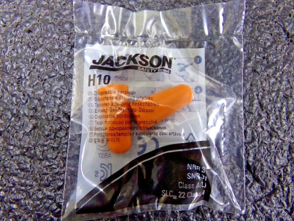 Jackson 67210 (H10) Safety* Earplugs, Foam, Disposable, Bullet Shaped, 200 Pa (183594904548-WTA29) For Discount