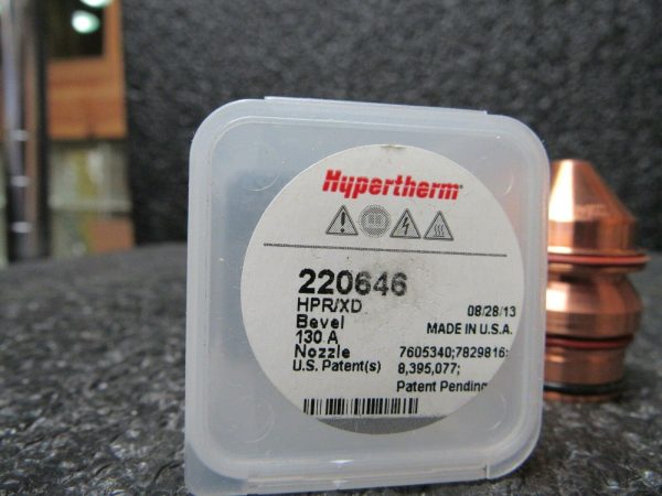 Hypertherm #220646 HPRXD Bevel 130A HyPerformance Plasma Cutter Nozzle (184153662849-WTA06) Online