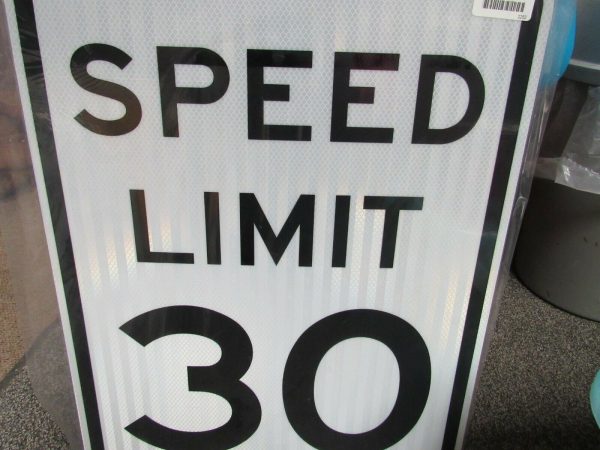 ZING 2252, Traffic Sign, Speed Limit 30 ,18 X 24, BK WHT, 6CFJ4, (184180437264-NB10) Online Hot Sale