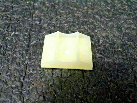 Cable Tie Mounting Pad, 1  x 1-1 4 ,Two-Way, Adhesive Backed, Natural, 100PK (183953865009-WTA02) Hot on Sale