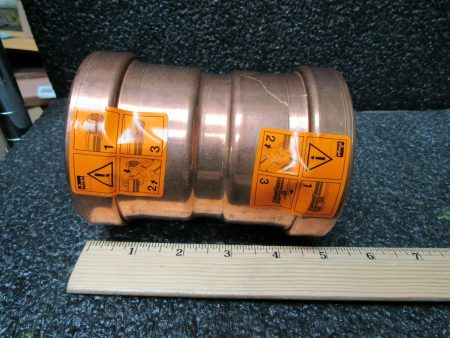 20733 Copper XL Coupling w stop Press x Press Connection Type 3  x 3  Tube Sz (184153286420-WTA06) Online