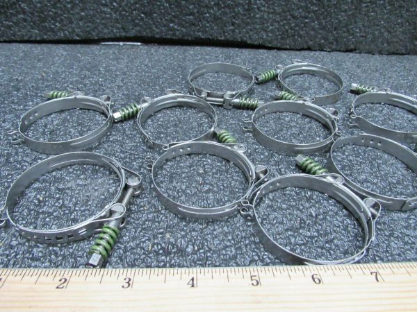 (10) Oetiker 055S9 17800179 Stainless Self-Tensioning Stepless Hose Clamp 55mm (184187227368-WTA07) Supply